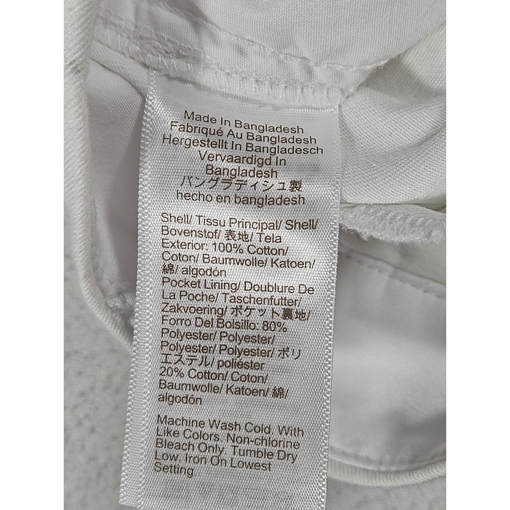 J.Crew Womens White Chino Shorts Size 8 Cotton BO201 SP24 - Picture 7 of 10